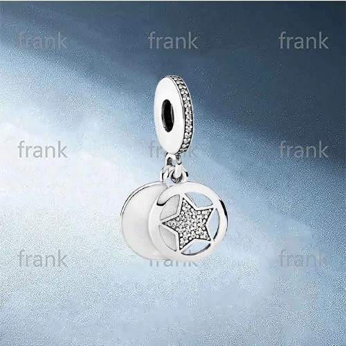

High Quality Round Star Simple Versatile Mini Sterling Silver Pendant 792148EN23