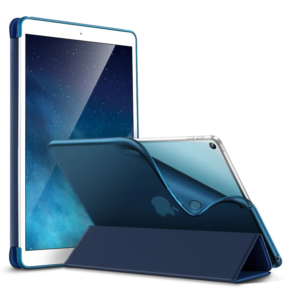 Тонкий умный чехол ESR Rebound для iPad 7th Gen, гибкий чехол из ТПУ с прорезиненным покрытием, чехол-накладка для iPad 7 10," Folio