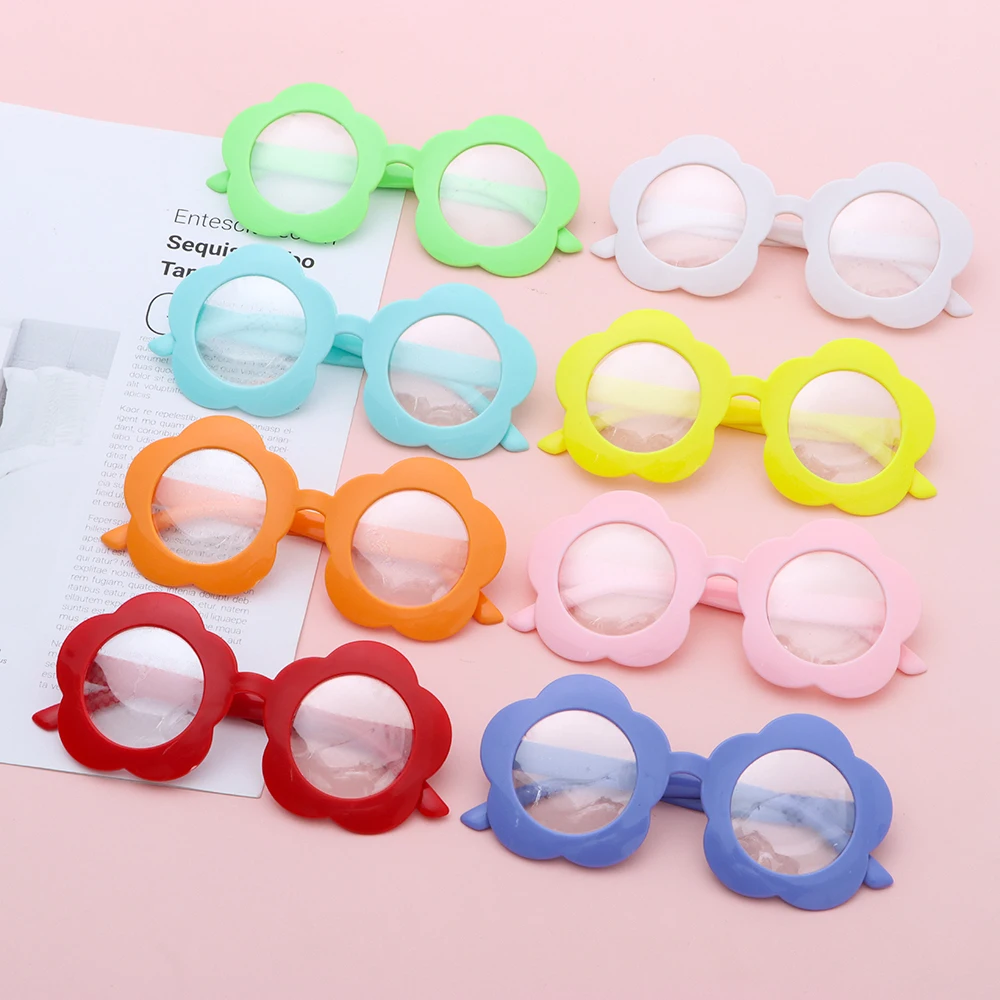 

2022 Sunflower Shaped Special Effects Glasses Change to Firework Shape At Night Diffraction Glasses Funny Festival Party Glasses