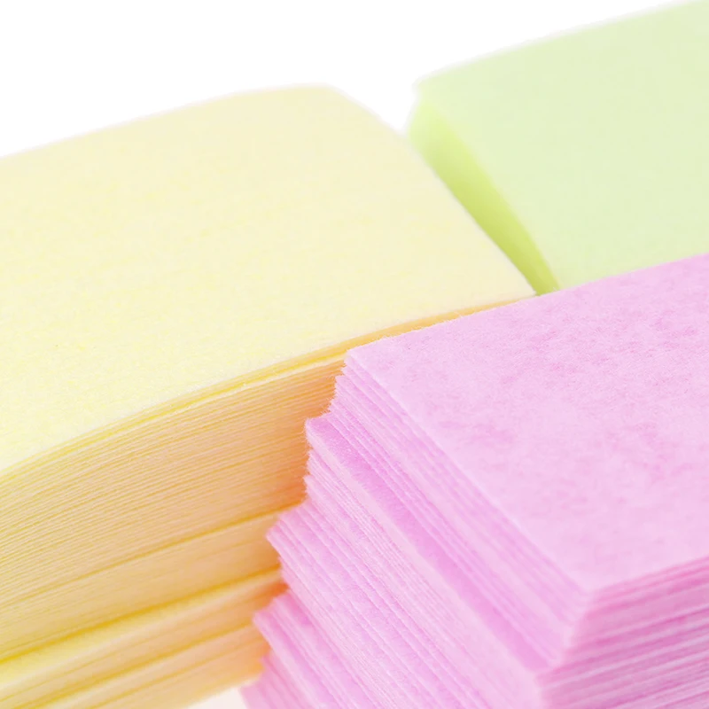 1000 шт чистые нетканые хлопковые подушечки для ногтей бумажные салфетки удаления