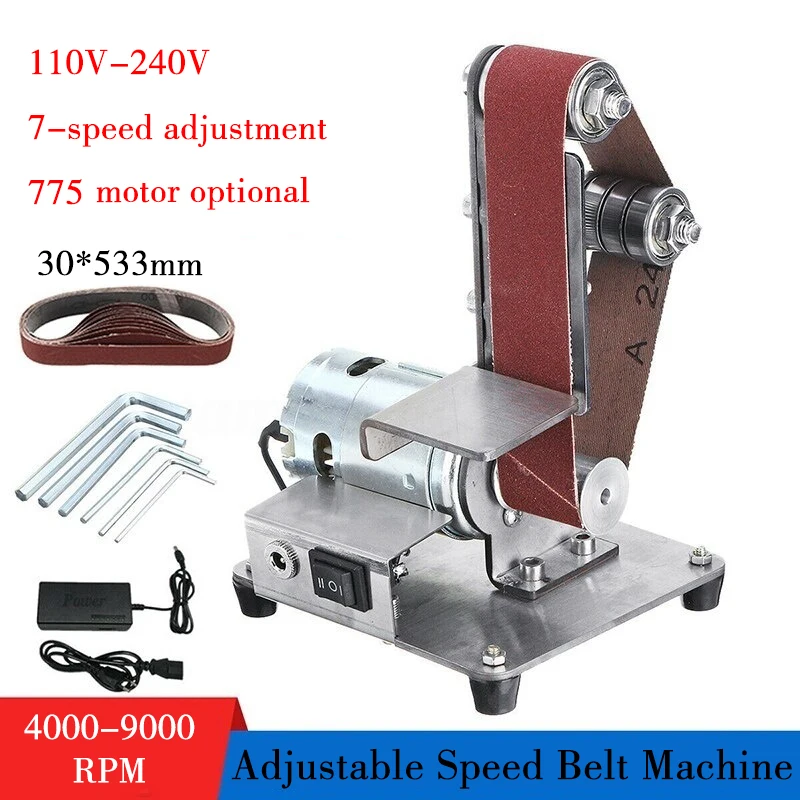 Миниатюрная ленточная шлифовальная машина сделай сам шлифовальный станок