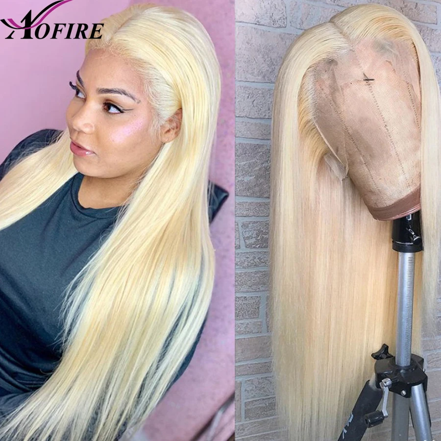 Парики #613 предварительно выщипанные бразильские волосы Remy прямые средняя часть