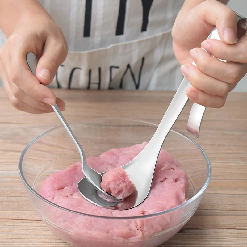 Антипригарное устройство для приготовления мясных шариков из нержавеющей стали