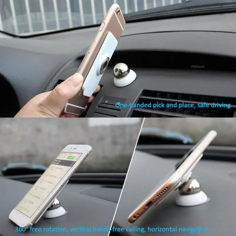 Автомобильный держатель для телефона с магнитным креплением на вентиляционное