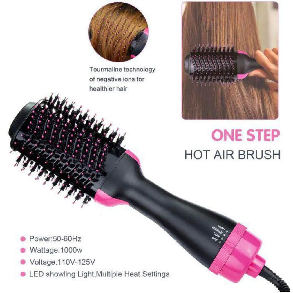

Multi-Function Two-In-One Hot Air Comb Negative Ion Hair Dryer Comb Straight Dual-Use Hot Air Comb Straight Hair Dryer
