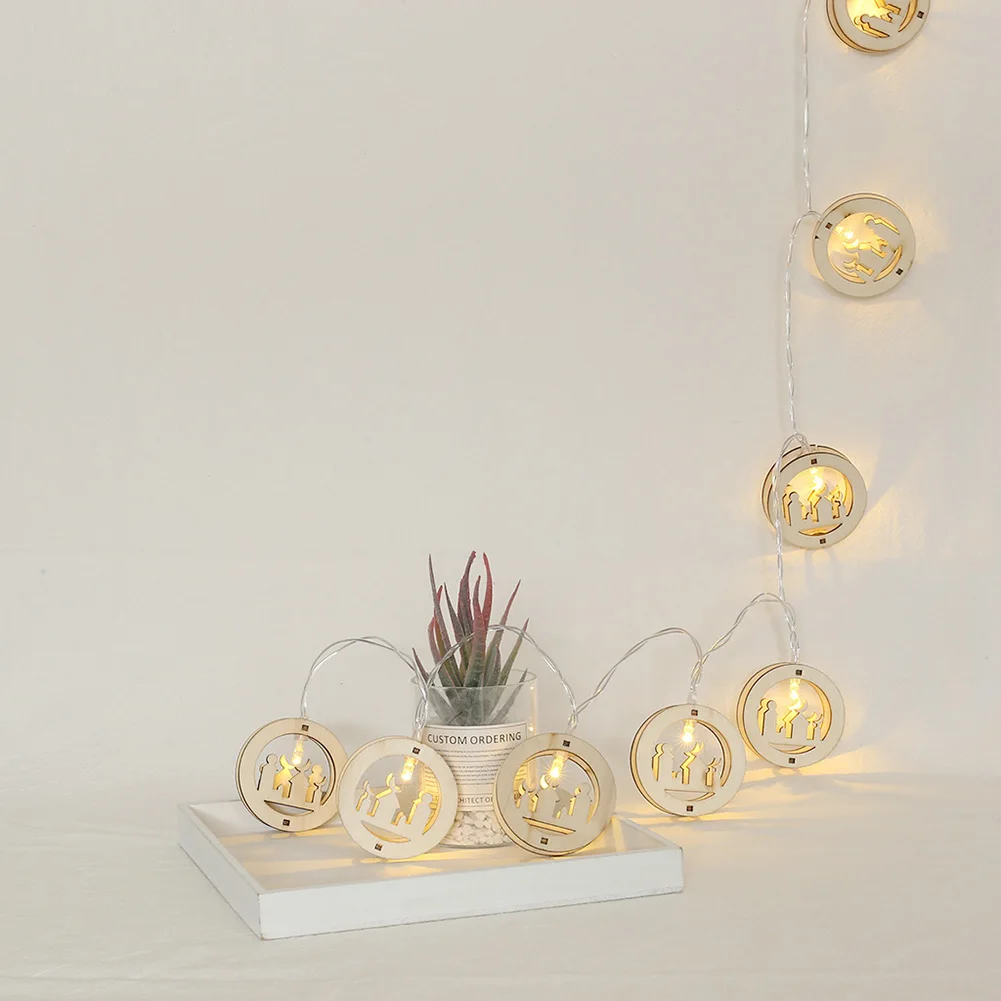 

10 LED Mubarak Ramadan String Light Led Twinkle String Lights Decoration Lamp LED Night Light Bedroom Lamp Decor
