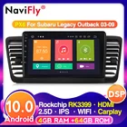 Android автомобильный радиоприемник с навигацией GPS плеер для Subaru Legacy Outback 2003-2009 DSP 2.5D IPS 4G LTE встроенный carplay мультимедиа