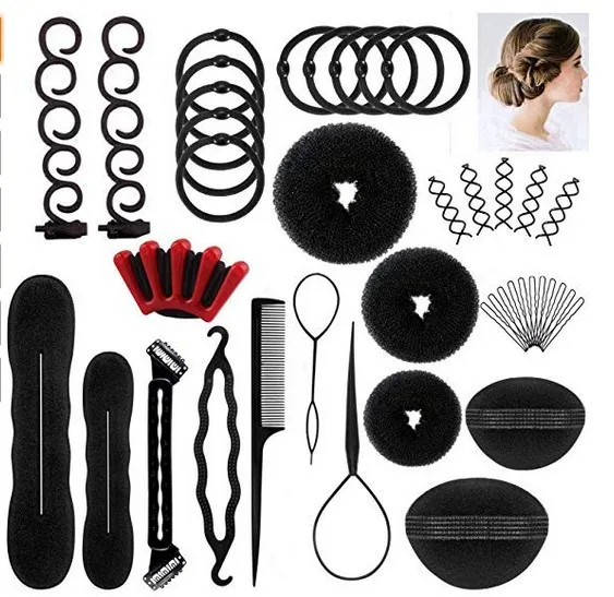 

Women Magic Hair Styling Braider set female DIY Hair Braiding Tool Twist Bun Barrette lady Hair Clip hairband Hairpin Accessory