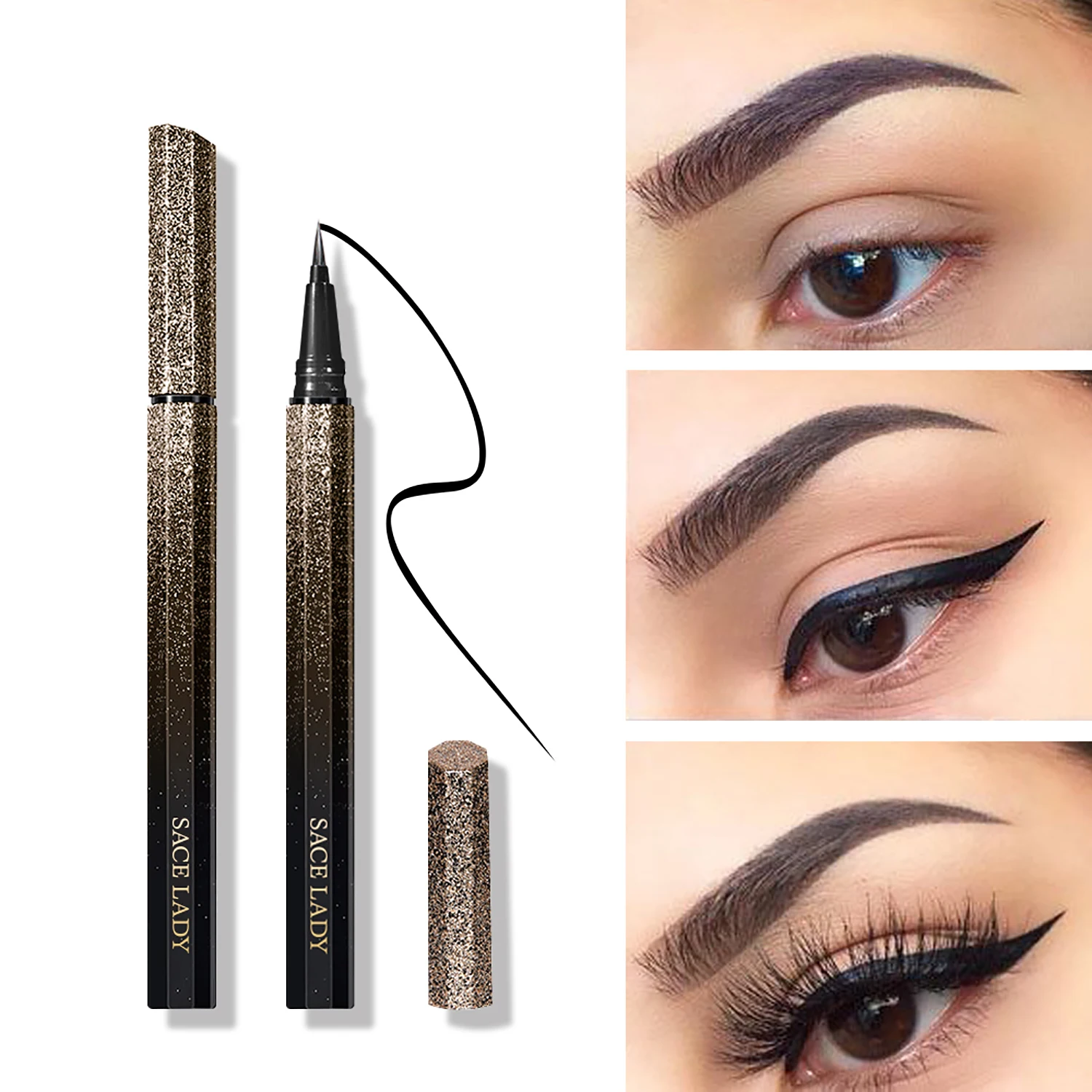 

Eyeliner Pen makeup waterproof long lasting fast dry eye pencil cosmetics Eye makeup