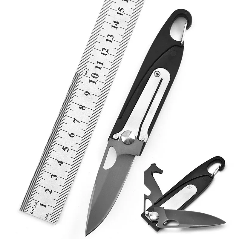 

Multifunctional Outdoor Knife Open Bottle Screw Serrated Knife Fruit Knife