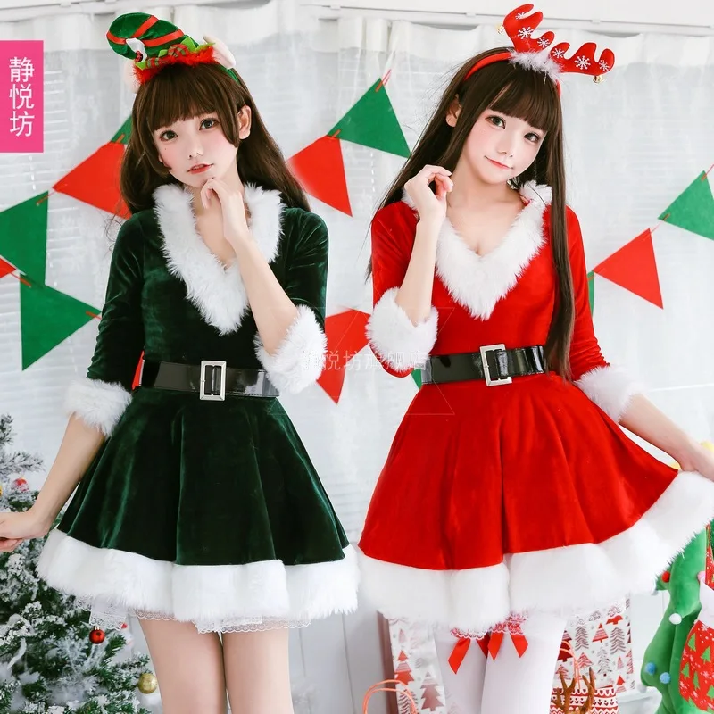 

Christmas Clothing Adult Women's Clothing Christmas Clothes Holiday Party Dress up Christmas Clothes Santa Claus Stage Wear