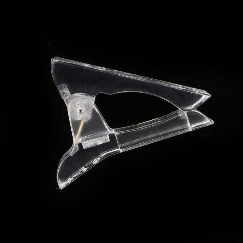 5 штук в партии прозрачная удлиненная форма зажим для ногтей полигеля