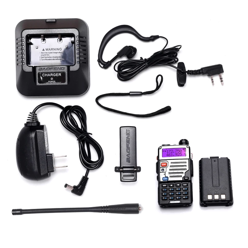 Baofeng UV-5RB For Police Walkie Talkies Scanner Radio Dual Band Cb Ham Transceiver UV5RB UHF 400-520MHz & VHF 136-174MHz