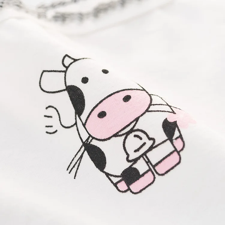 Трусики для девочек размера плюс милые трусики с рисунком коровы из молока