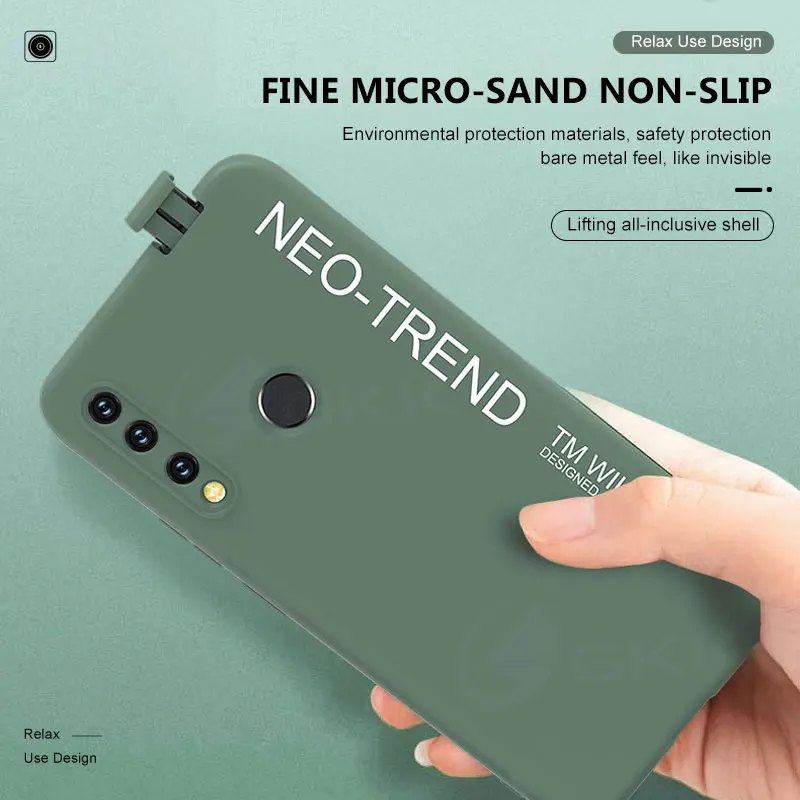 Чехол GKK для Huawei P Smart Z Y9 Prime 2019 роскошный мягкий силиконовый чехол с подъемной