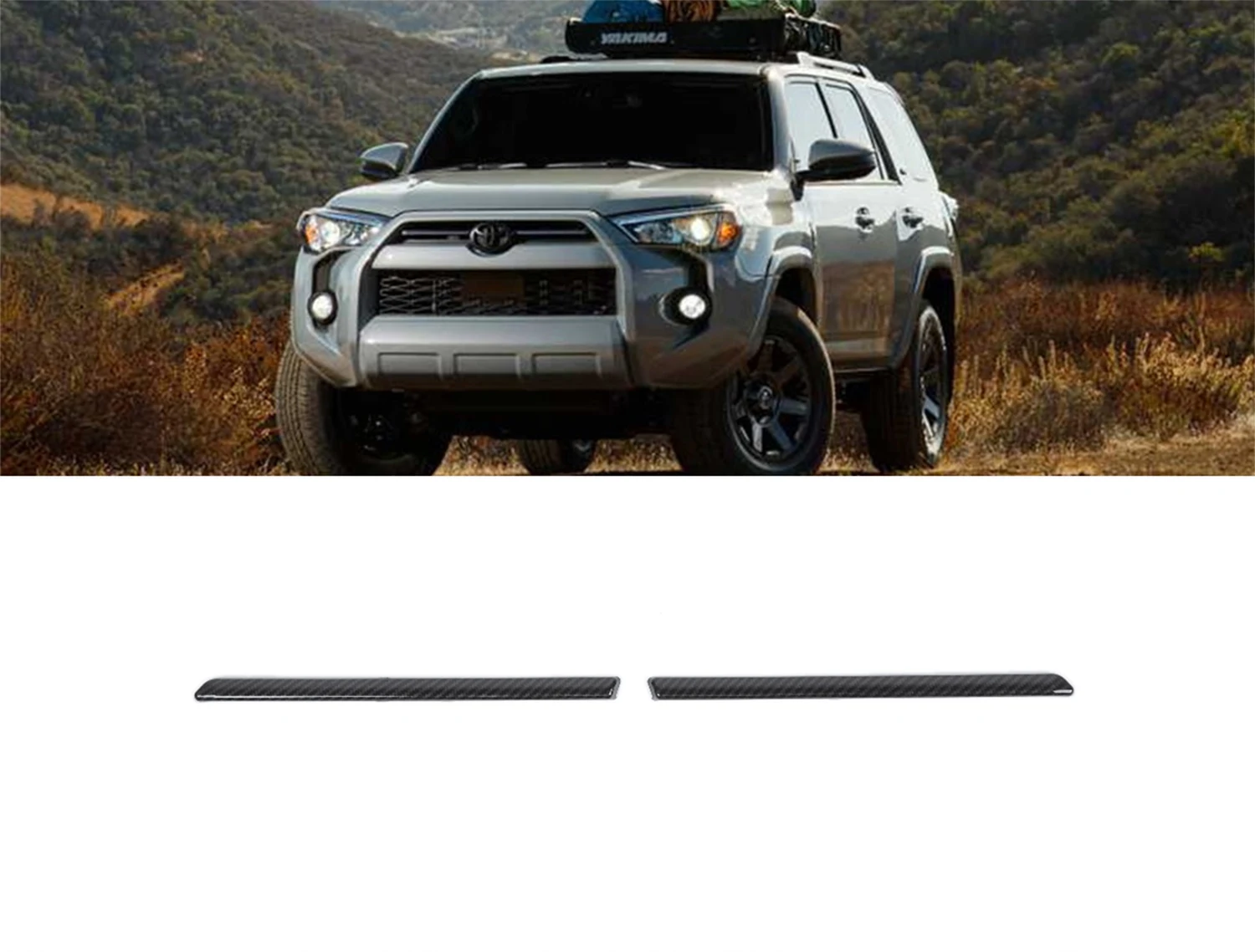 Декоративная крышка для передней решетки радиатора автомобиля Накладка 4runner 2020
