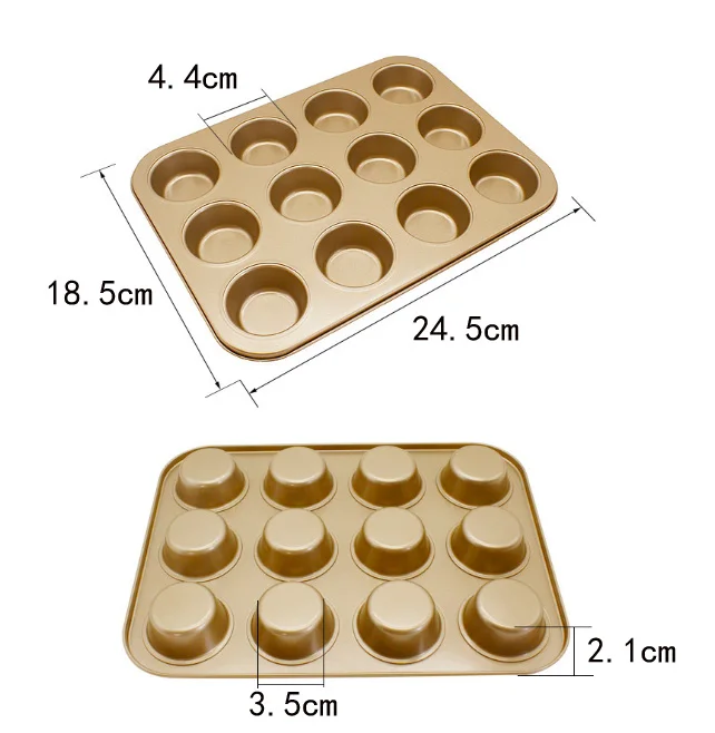 

Round Shape Cake Mold Set Rectangle Mini Cookware Baking Mold Accessories Non Stick Molde Para Hornear Kitchen Dining Bar EA6DGJ
