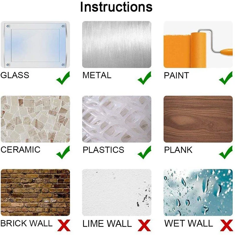 Упаковка из 10 шт. анти-скольжение гелевый коврик многоразовые липкий для