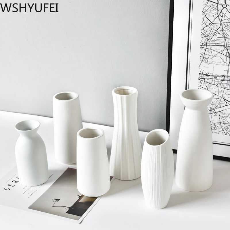 Новая стильная креативная керамическая ваза для гостиной Цветочная композиция