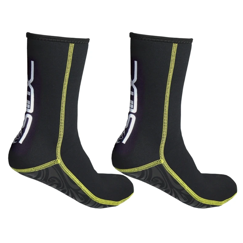 

F62E 1pair Diving Socks 3mm Neoprene Scuba Diving Socks Men Women Wetsuit Booties Warm Flexible for Kayaking Surfing Diving
