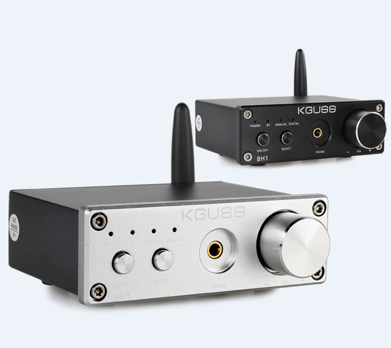 

2021 KGUSS BH1 Bluetooth DAC приемник поддерживает CD/оптический/коаксиальный выход QCC3008 с усилителем для наушников и источником питания