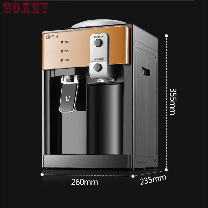 

Electric Water Dispenser Desktop Drinking Fountain Cold & Hot Warm Water Cooler Home Office Hostel Coffee Tea Bar Helper