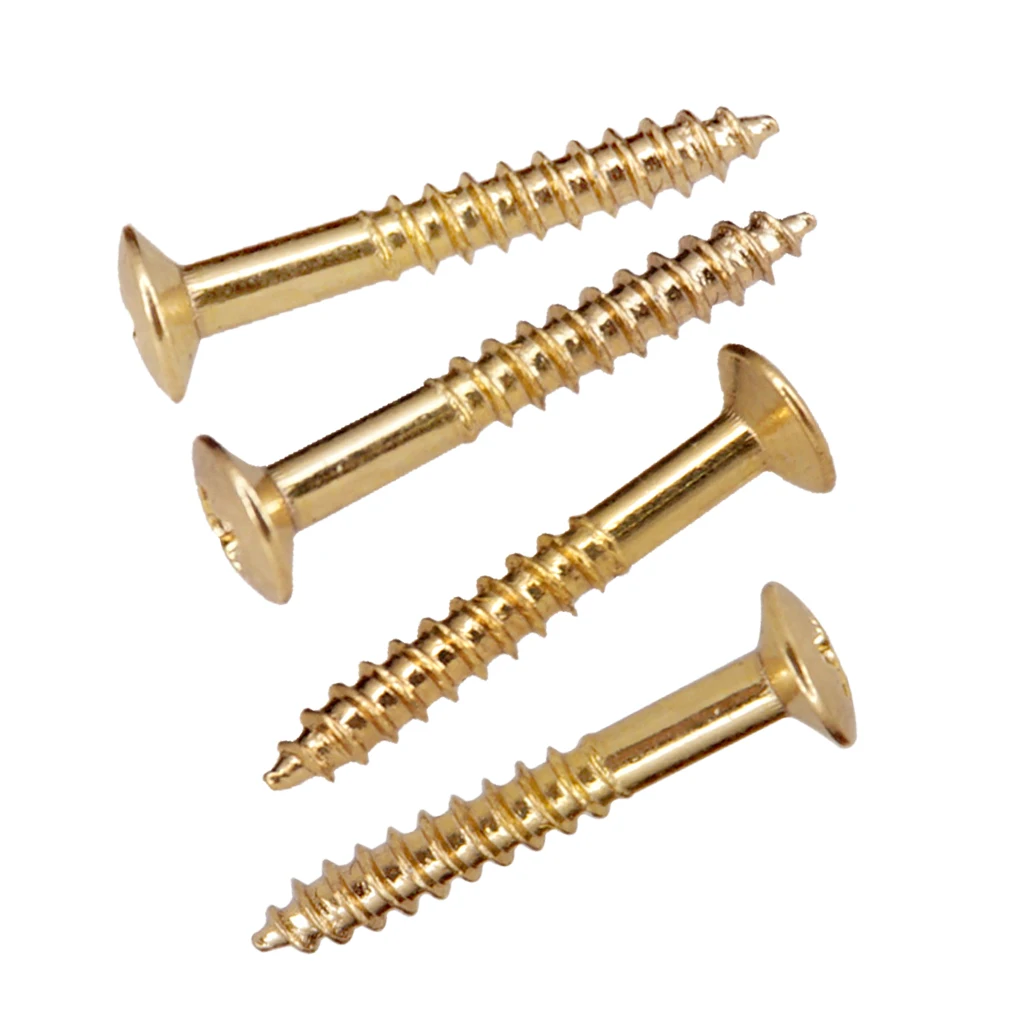 40 шт. крепежные винты для электрогитары|Детали и аксессуары гитар| |