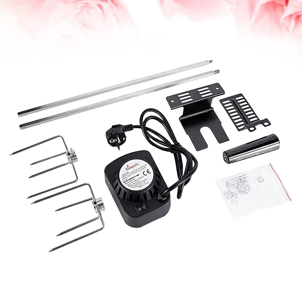 

Outdoor Automatic Overturn Grill Portable Barbecue Grill Stainless Steel Barbecue Machine with US Plug