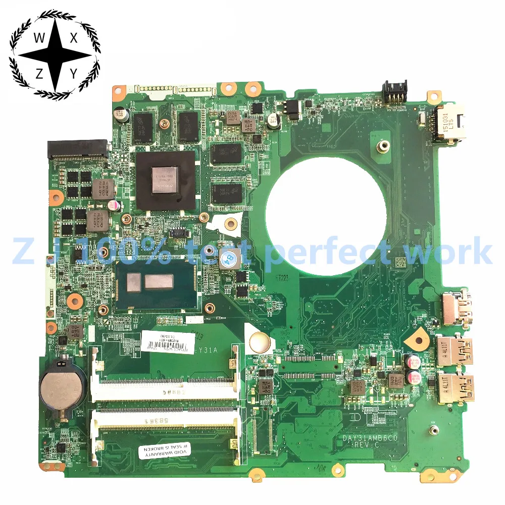 Материнская плата для ноутбука серии Envy 17 K 832000 601 001 DAY31AMB6C0 со стандартным
