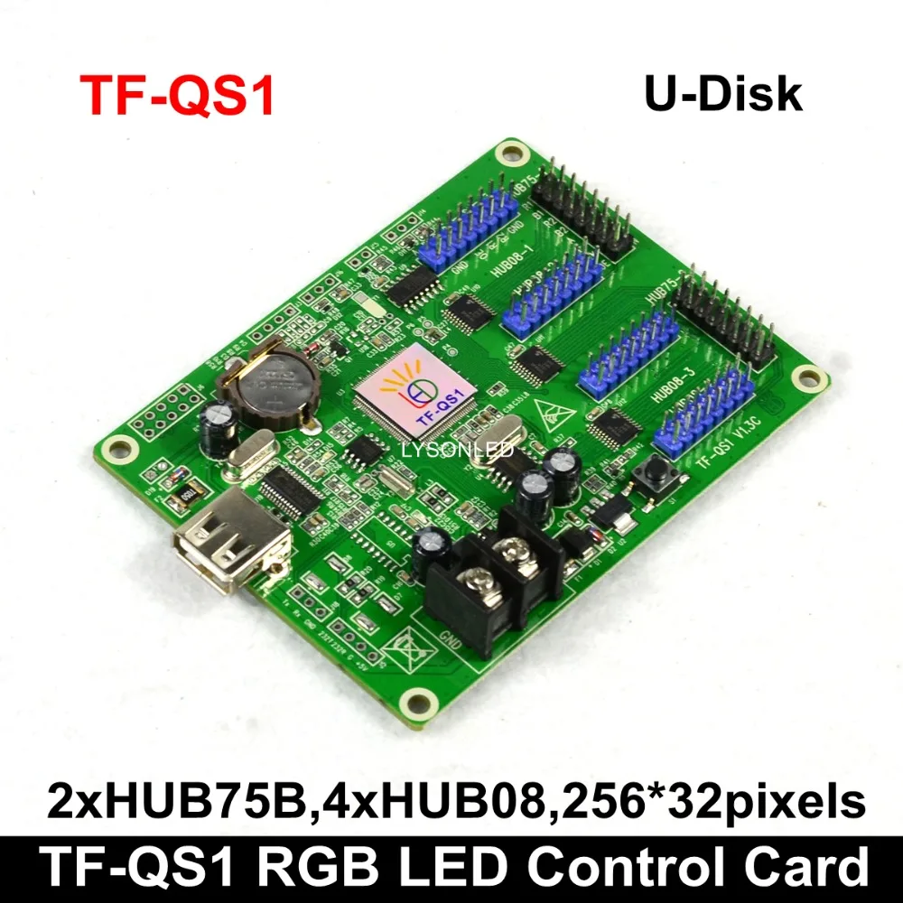 LongGreat TF QS1 usb диск асинхронизация RGB светодиодный Управление карты P4 P5 P10 P13.33 полный