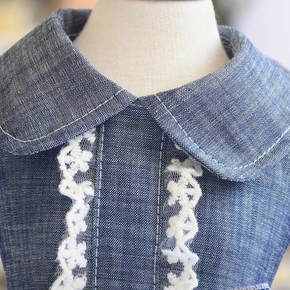 Милая Одежда для собак джинсовое платье модная юбка домашних животных одежда