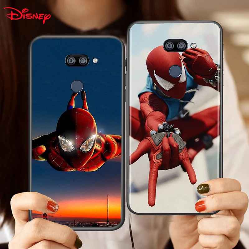 

Spider Man Iron Man For LG K92 K62 K52 K42 K31 K22 K71 K61 K51S K41S K30 K20 G8 G8S G8X ThinQ Soft Phone Case