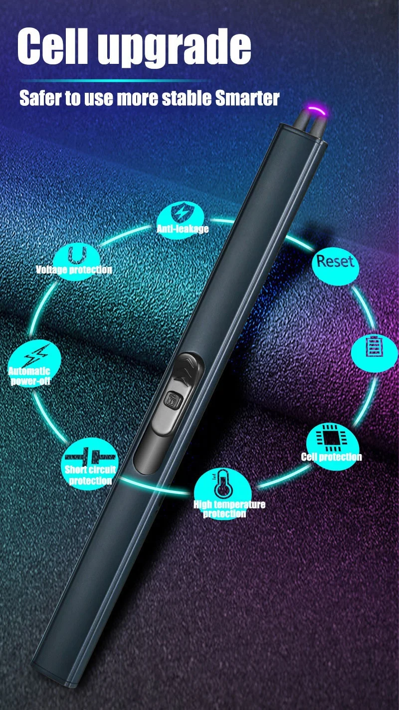 

USB Cigarette Lighter Arc Lighter for BBQ/Kitchen/Incense/Candle/Camping...... Multifunction Pulsed Ignition gnition Ignizer