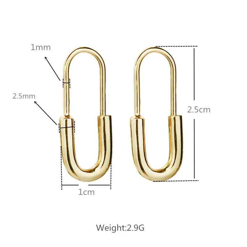 Женские серьги клипсы Moonmory простые из стерлингового серебра 925 пробы с застежкой