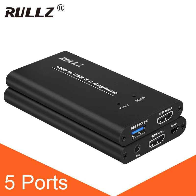 USB3.0 HDMI к USB 3 0 4K 1080P 60fps видео Захват карты телефон игра ТВ шоу STB запись коробка PC