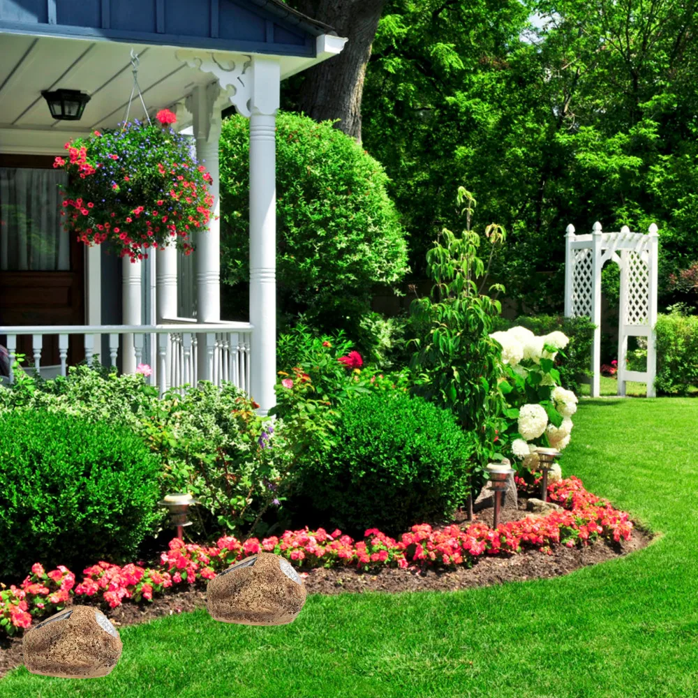 

1Pc Garden Landscape Stone Modeling Light Imitation LED Stone Light Decor