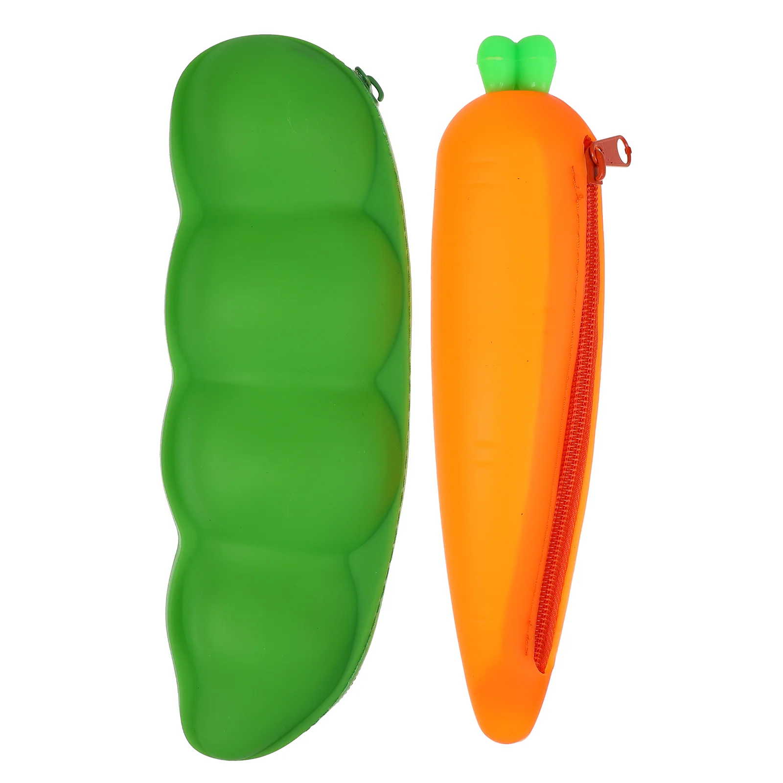 

2pcs Silicone Creative Pencil Cases Pen Bags Pen Organizers (Assorted Color)