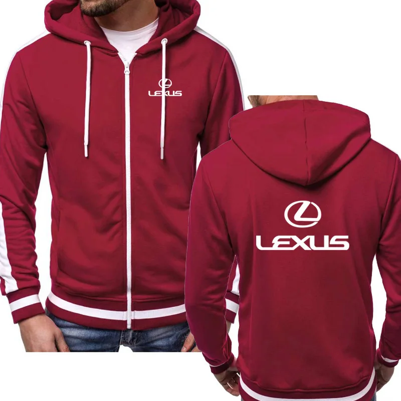 Куртка для мужчин Lexus автомобильные брелки с логотипом толстовка Новая мода на