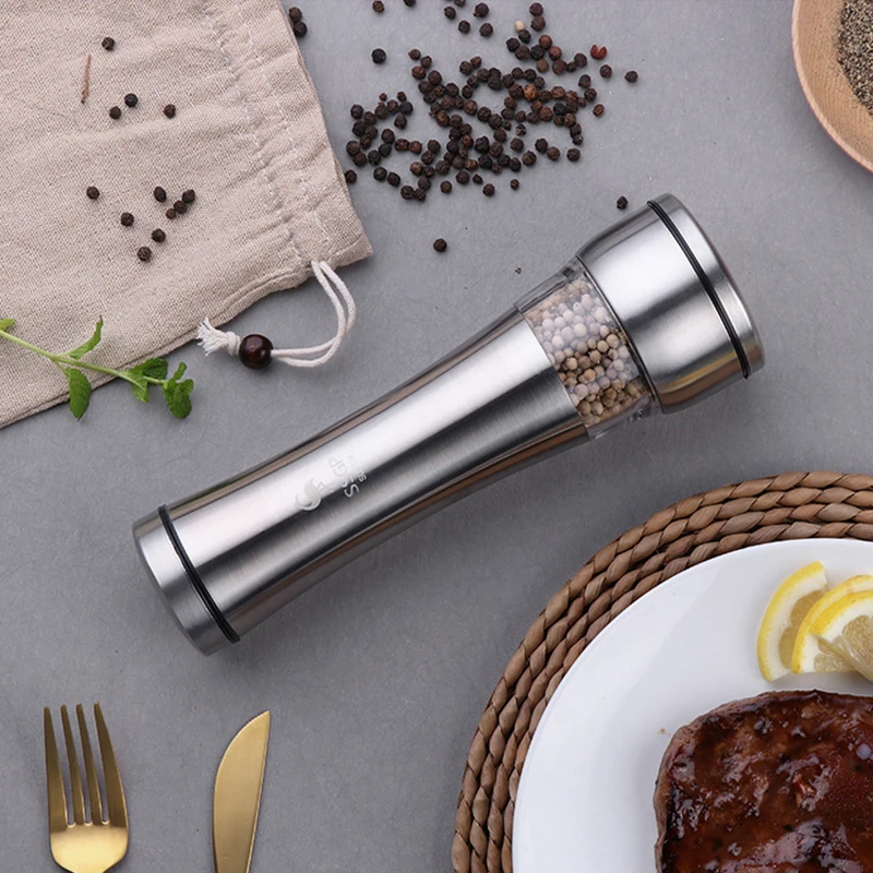 Мельница для перца SSGP 304 из нержавеющей стали ручная перечная кукуруза бутылка