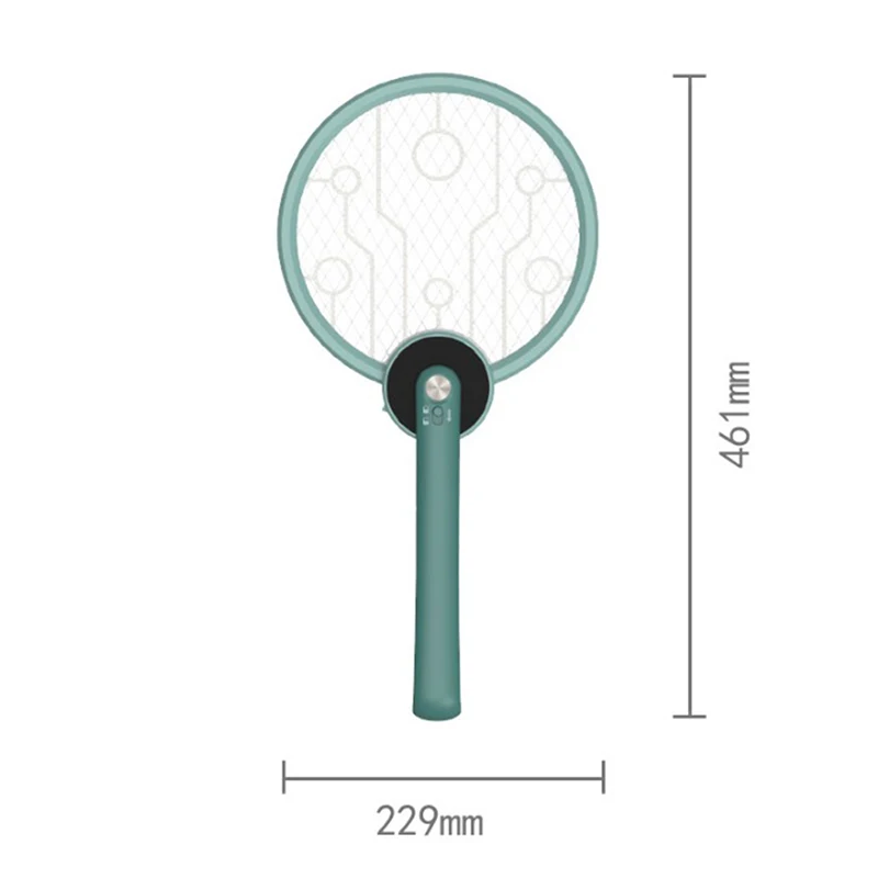 

New Electric Mosquito Repeller Portable Insect Racket Swatter Zapper 1200mAh USB Chargeable Mosquitoes Swatter Kill Fly