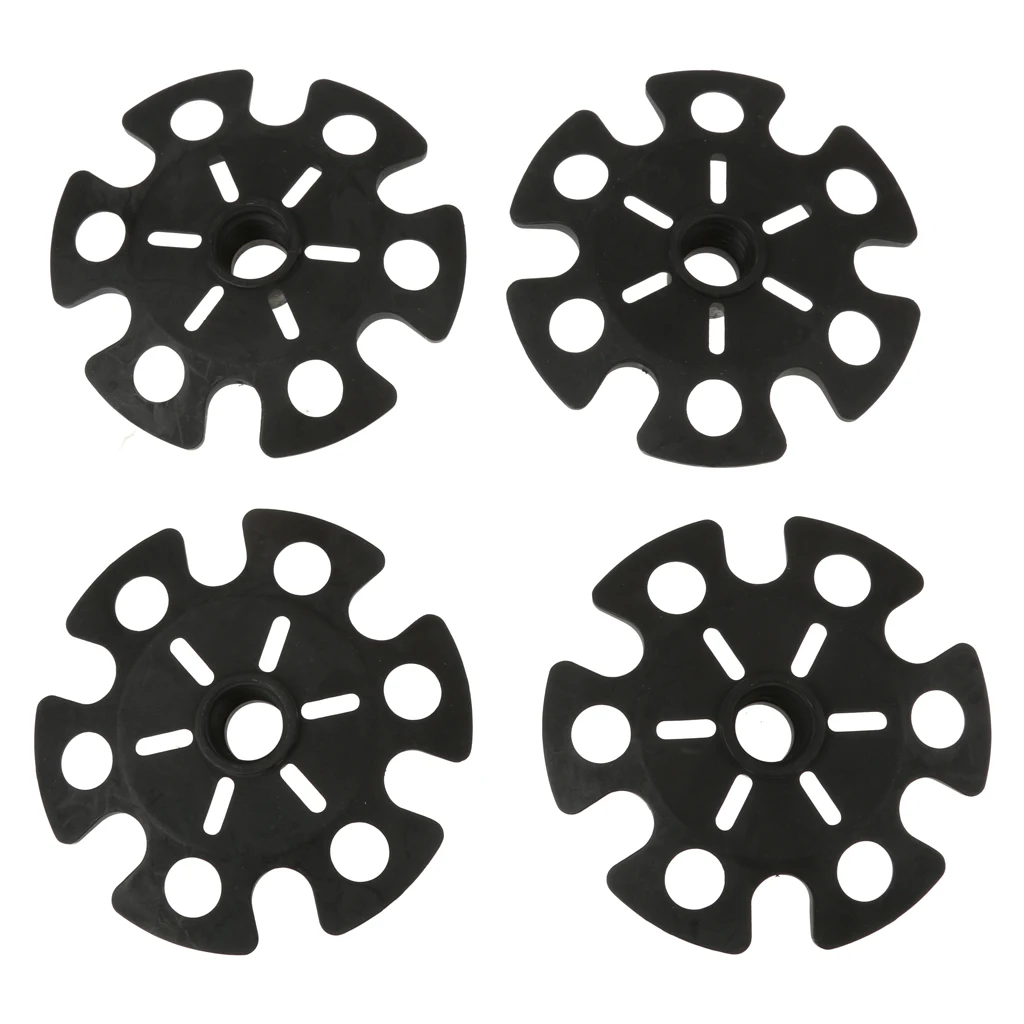 

4x Replacement Rubber Snowflake Snow Basket for Hiking Trekking Poles