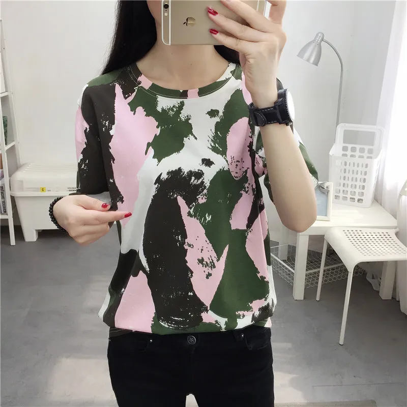2020 модная футболка женская mujer feminina damskie femme летние футбольные камуфляжные