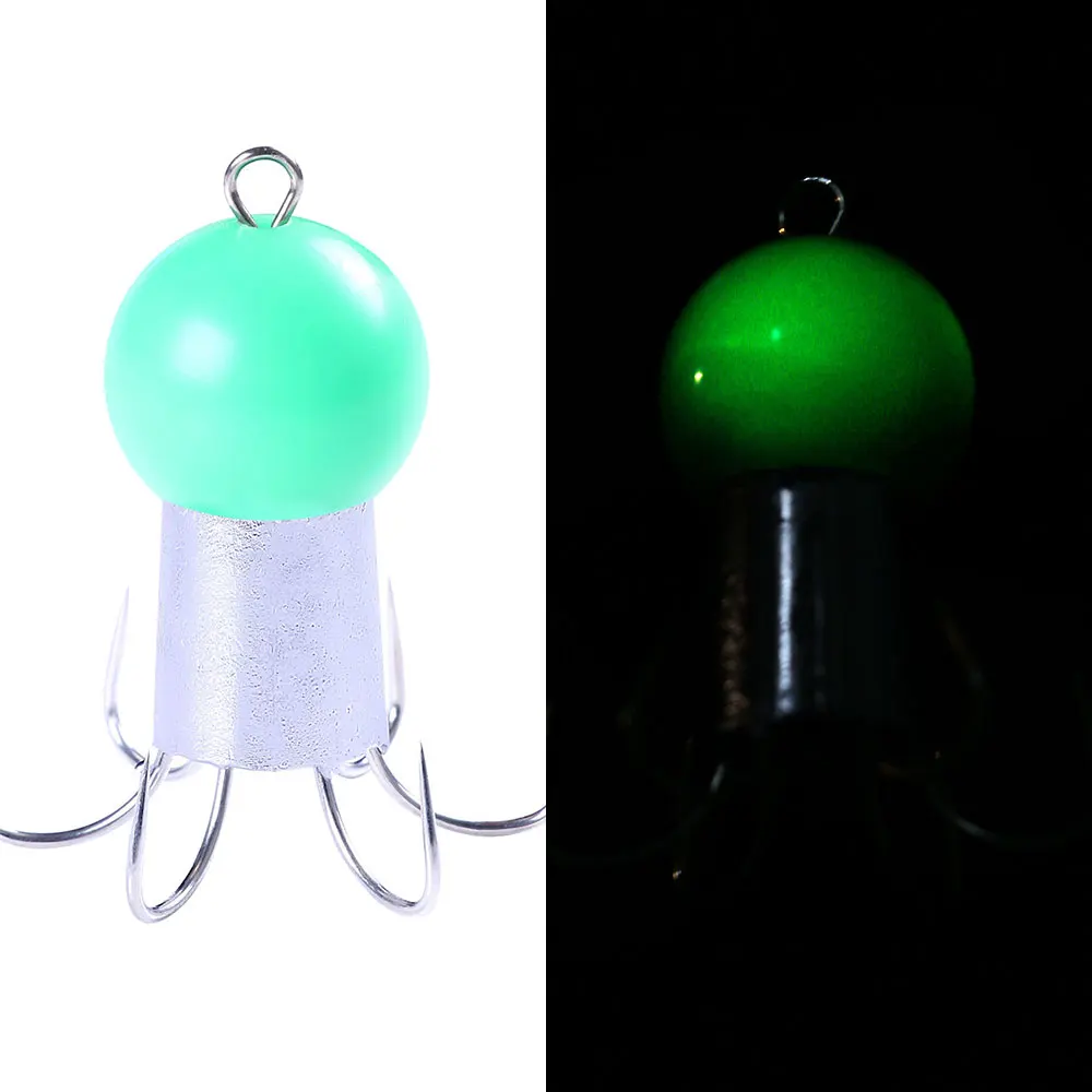 6 шт. светящаяся приманка в виде кальмара джиг Осьминог рыболовные приманки