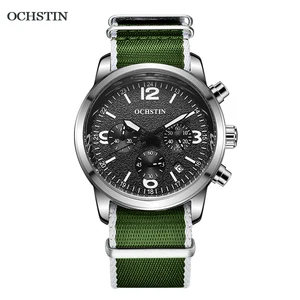 ochstin 2019 new sports quartz watches for men top brand luxury gifts male waterproof army hot sale chronograph wrist black stai free global shipping