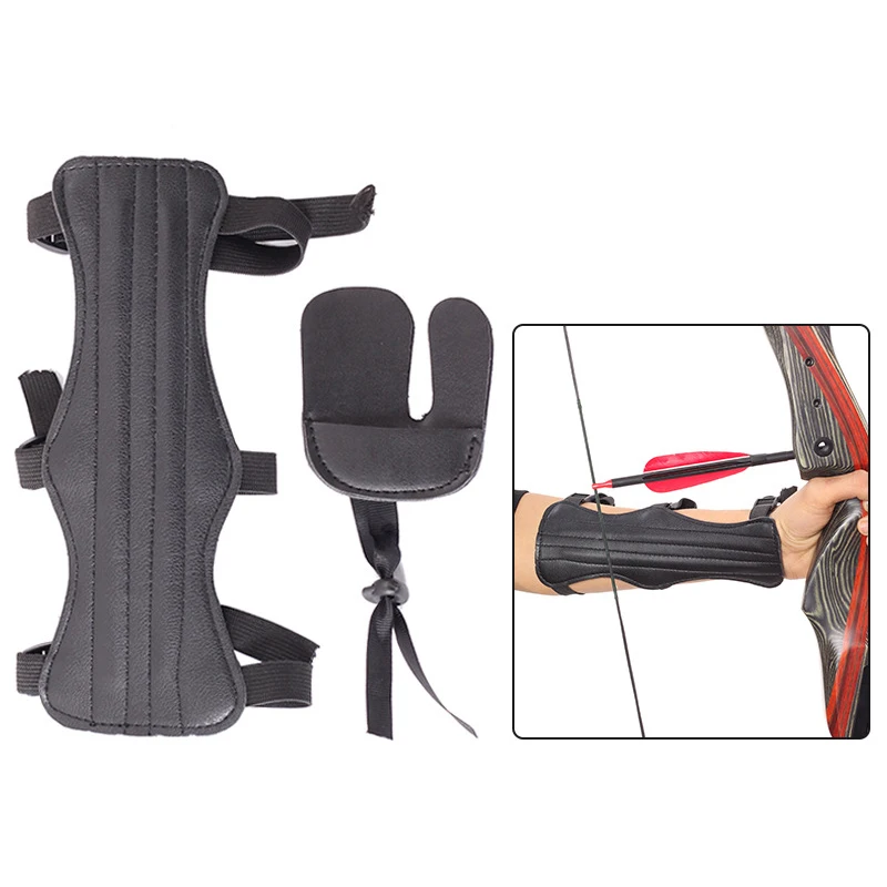 

Прочная искусственная кожа телефон безопасная защита для пальцев аксессуары для охоты и стрельбы из лука-40