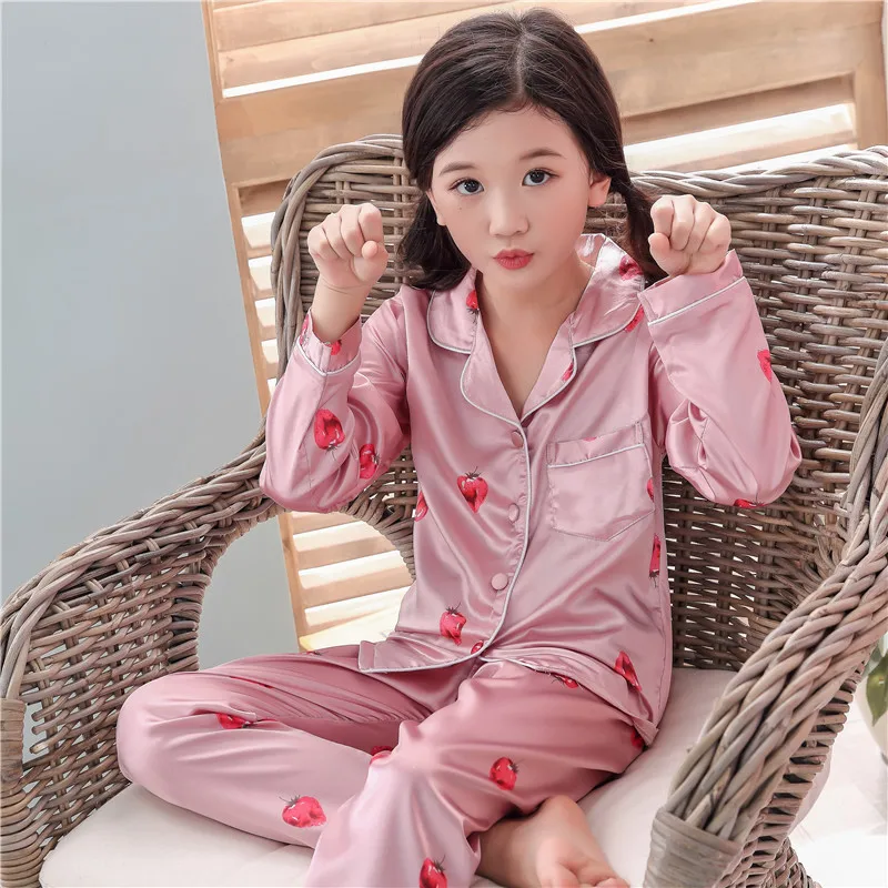 

2021 Boys Clothing for Girls Pajamas Set Spring Long Sleeve Sleepwear Children's Clothing Sets Kid Tracksuit Suits Teem Homewear
