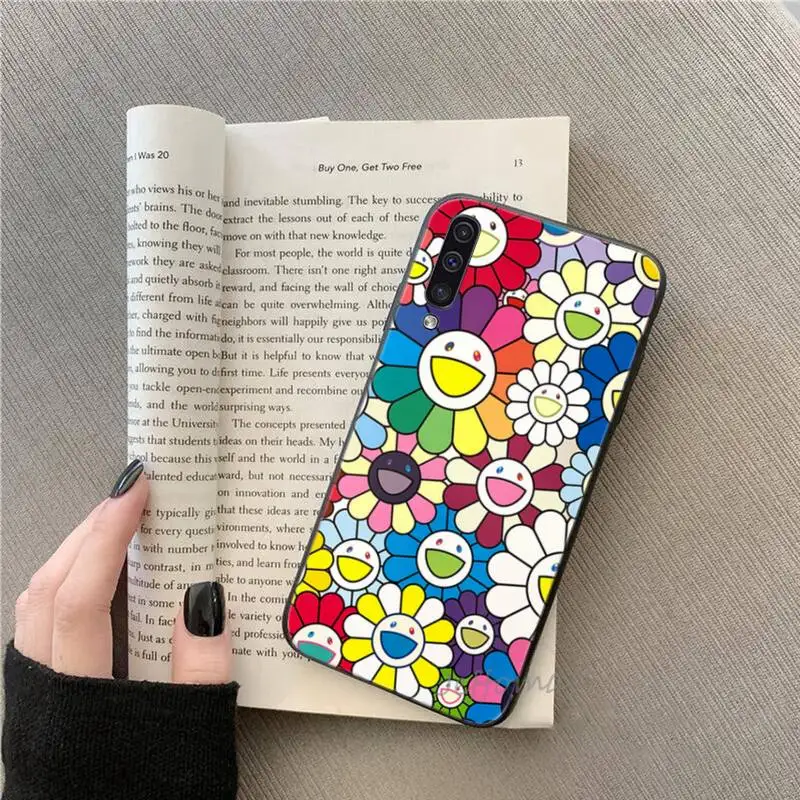

sunflower Smiley Flowers Phone Case For Samsung galaxy S 7 8 9 10 20 edge A 6 10 20 30 50 51 70 note 10 plus