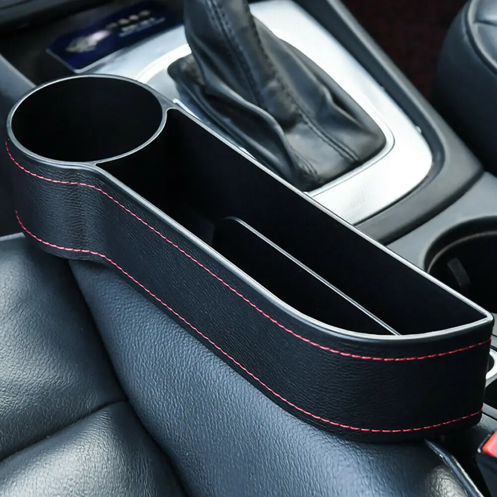 

Interior Storage Box Organizer Cards Wallet Holder Left Accessories Car Gap