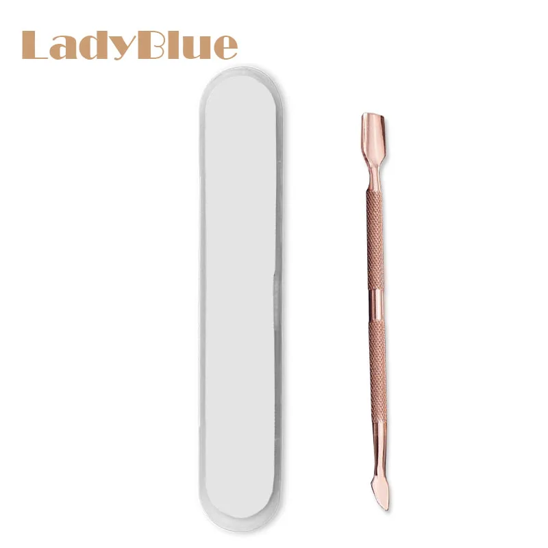 Двухсторонний лак для ногтей средство удаления кутикулы толкатель Педикюр