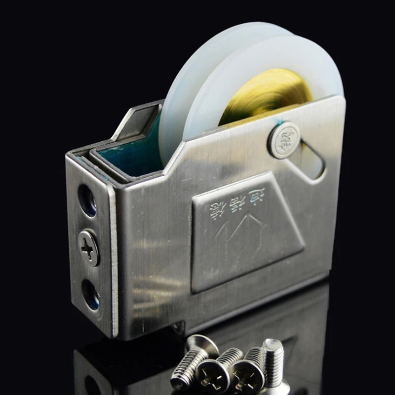 Винтажные Роликовые Раздвижные двери из нержавеющей стали 90 размеров/Роликовые